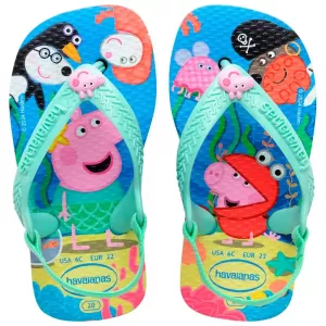 Havaianas Baby Peppa Pig 1056 Azul Lavanda 22